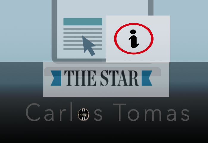 Carlos Tomas - The Star published